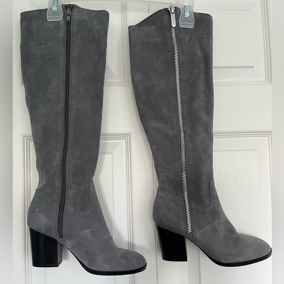 Nine West Suede Knee High Boots - Picture 1 of 5